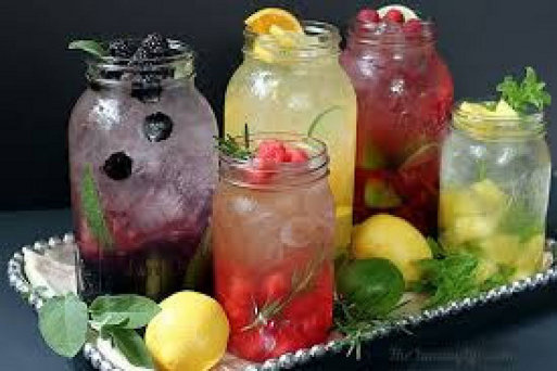 Aguas refrescantes saborizadas