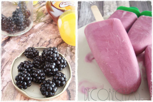 Helado de frutas silvestres
