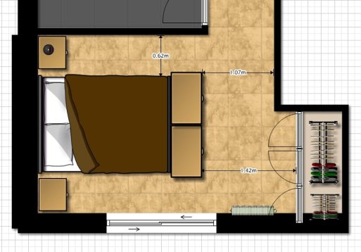 Ayuda para almacenamiento...¿comoda a los pies de la cama?, ¿¿quedará