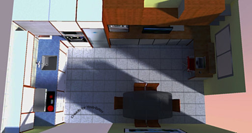 ayuda con decoración y distribución de muebles en cocina-comedor
