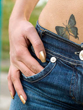  Tatuajes de mariposas para tus montajes fotográficos corporales