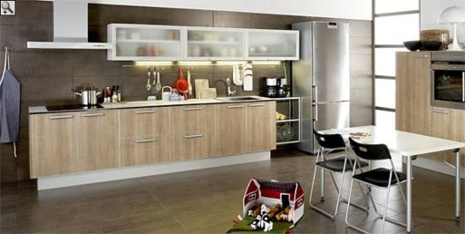 cocina en madera clara | Decorar tu casa es facilisimo.com