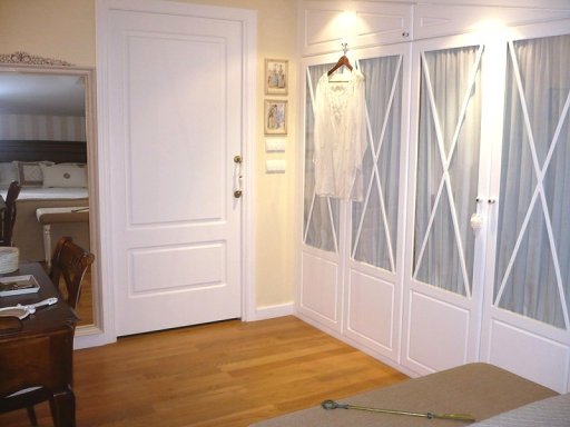 armarios con puertas de cristal con cocina | Decorar tu casa es