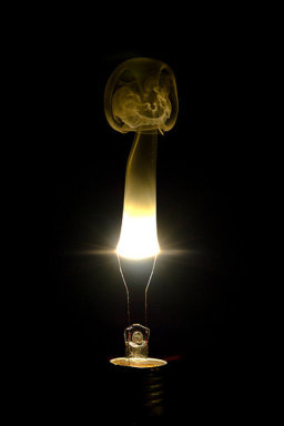  Cómo fotografiar el filamento encendido de una bombilla