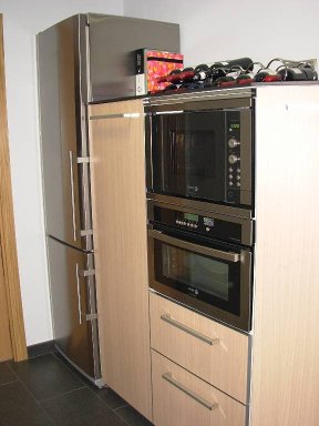 Columna de horno y microondas | Decorar tu casa es facilisimo.com