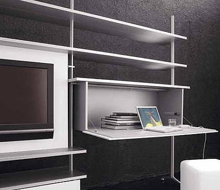 integrar un escritorio para el ordenador en cualquier rincón de la casa