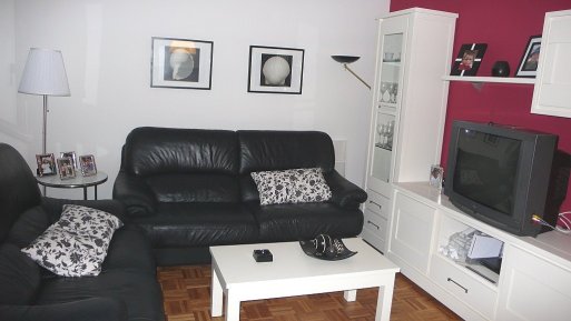 ¿De que color pinto la pared? muebles en blanco y negro | Decorar tu
