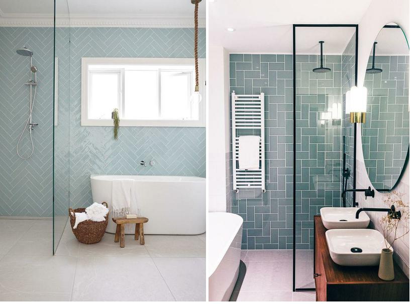 8 formas de colocar las baldosas en un baño | Decoración