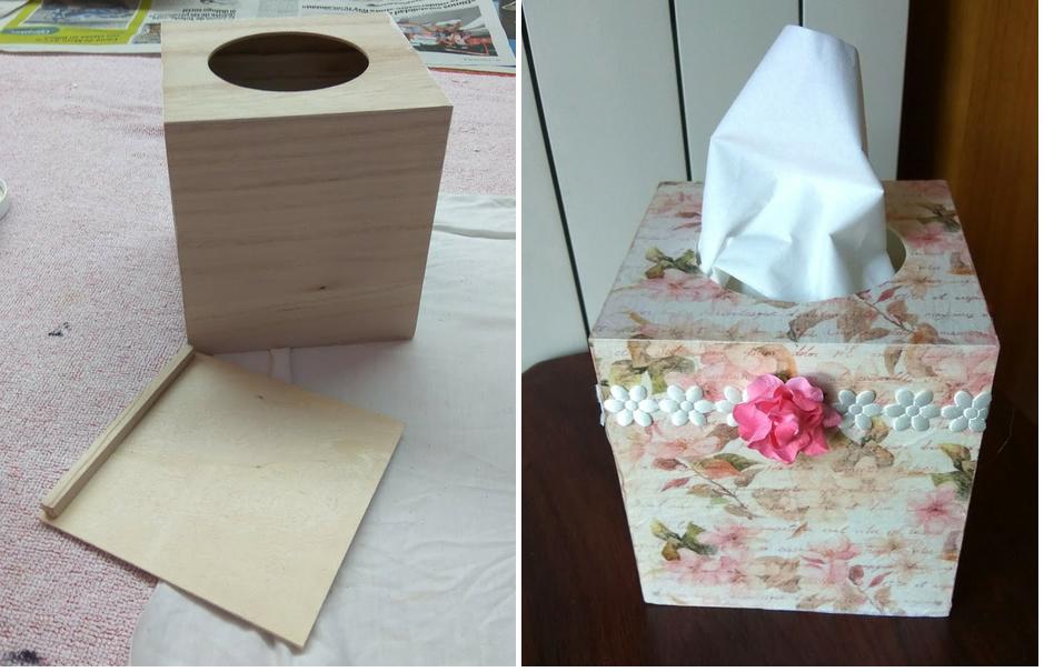 Caja de pañuelos | Manualidades