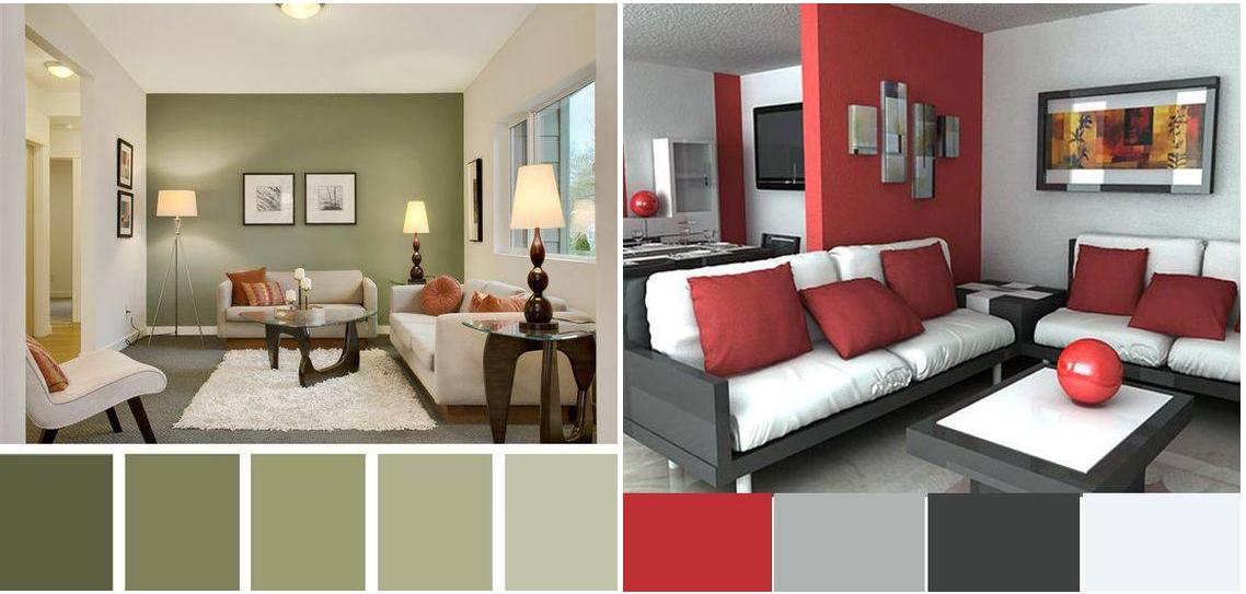 Ideas de combinaciones de colores para interior. | Decoración