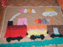 CÓMO HACER UNA ALFOMBRA DE RETALES