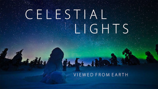  Time-lapse con las luces celestiales de las auroras boreales como protagonistas