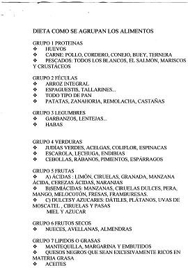 Dieta disociada ta no pierdo Dieta disociada ta no pierdo