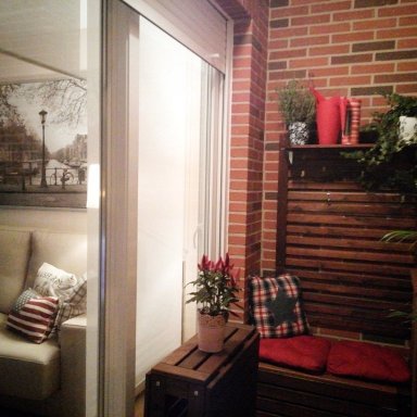 La decoración de mi balcon (fotos)