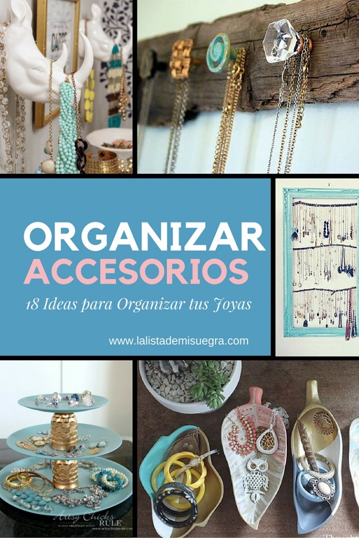 18 ideas para organizar tus joyas