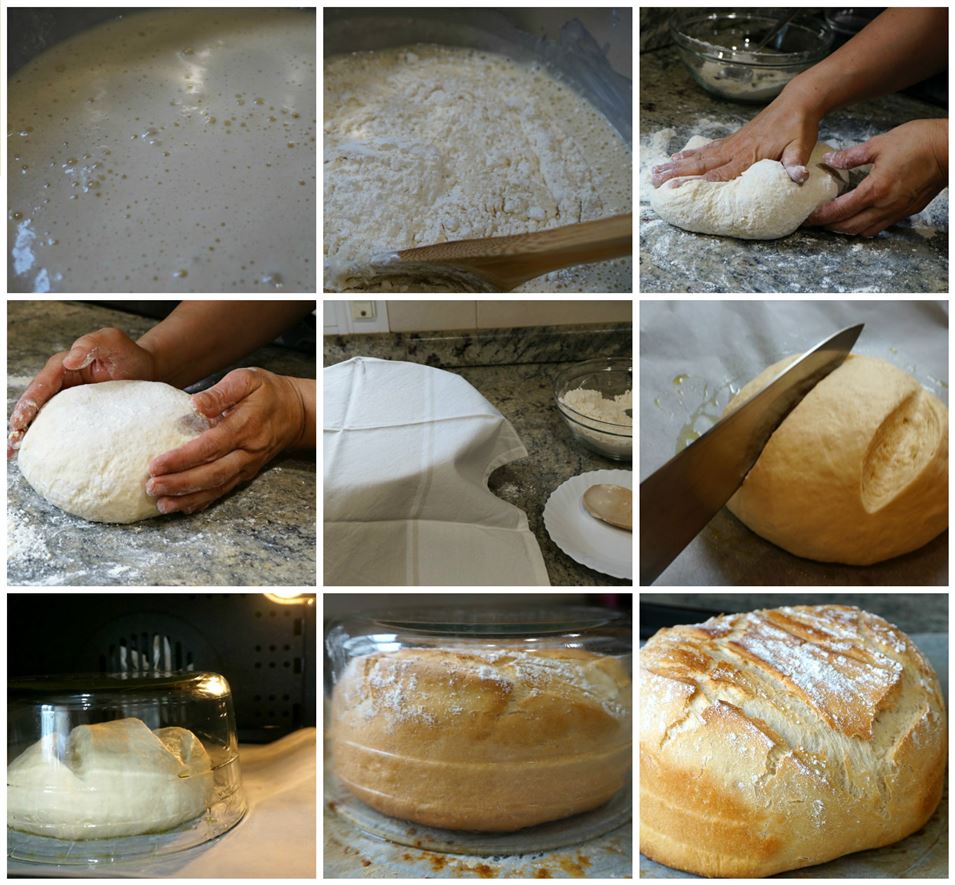Preparación del pan
