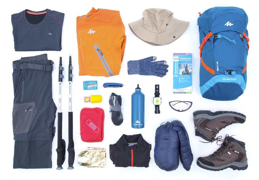 ropa zapatos accesorios trekking
