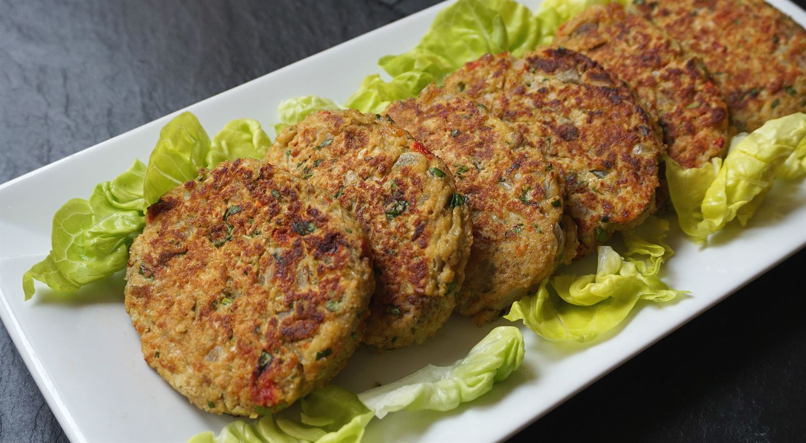 Hamburguesas de berenjena (riquísimas y SIN GRASA)