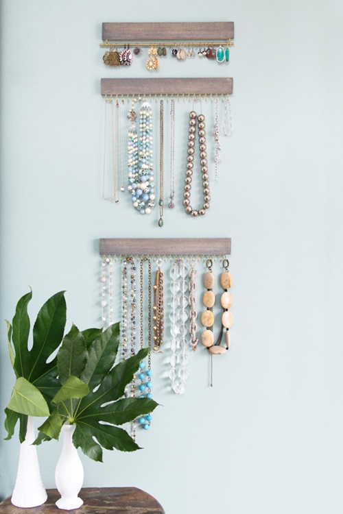 diy colgador collares