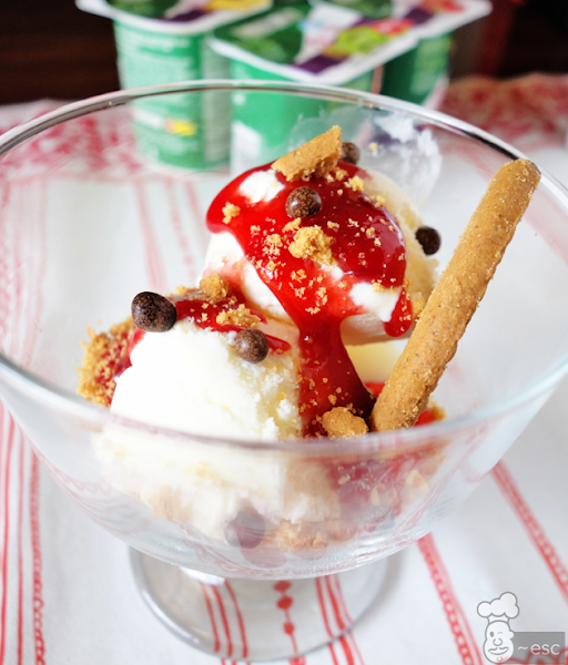 Helado de yogur casero sin máquina