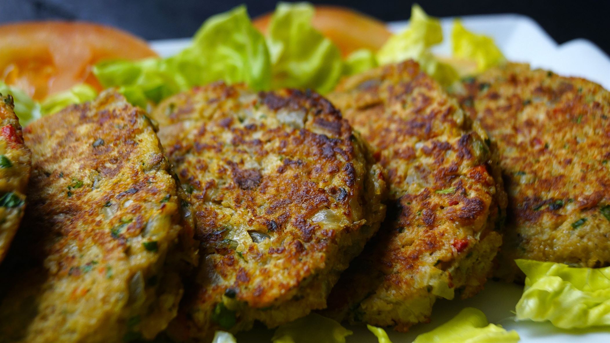 Hamburguesas de berenjena