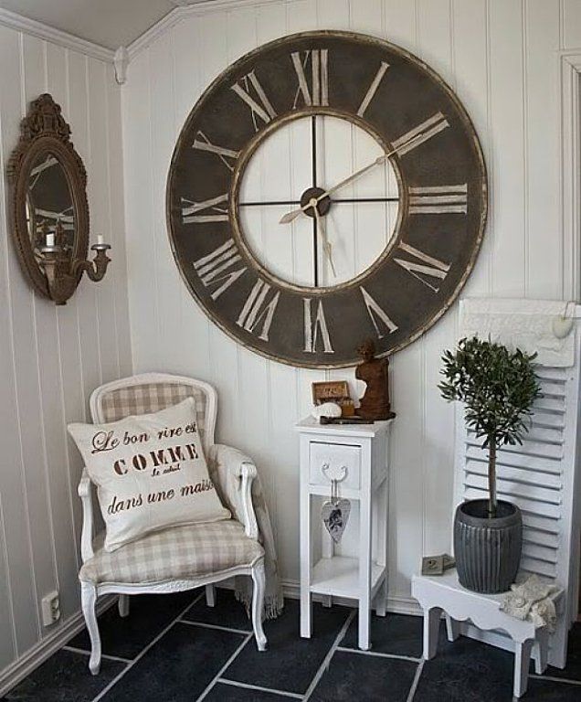 Decoracion con Reloj gigante