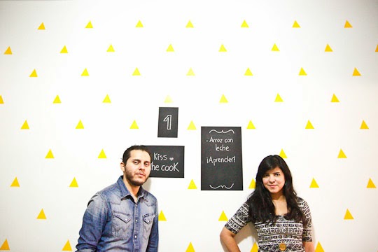 Carlos y Ana, Colorful DIY Home