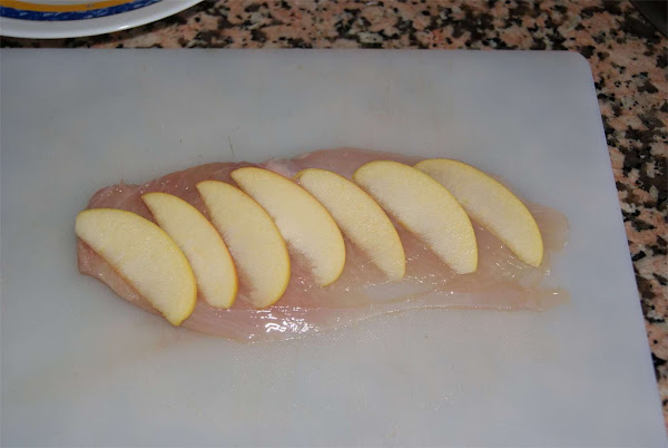 brochetas de pollo y manzana paso 1
