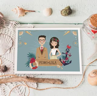 Verano , bodas, el mar y una pareja bonita . Las nuevas colecciones de nuestra web son muy de #norte #bodasnorte #customwedding #customportrait #custominvitations #invitaciondeboda #invitaciones2016 #papeleriadeboda #hipsterwedding #laweddings #asturias #weddings #weddingstationery #invitaciondeboda #invitacionesdeboda