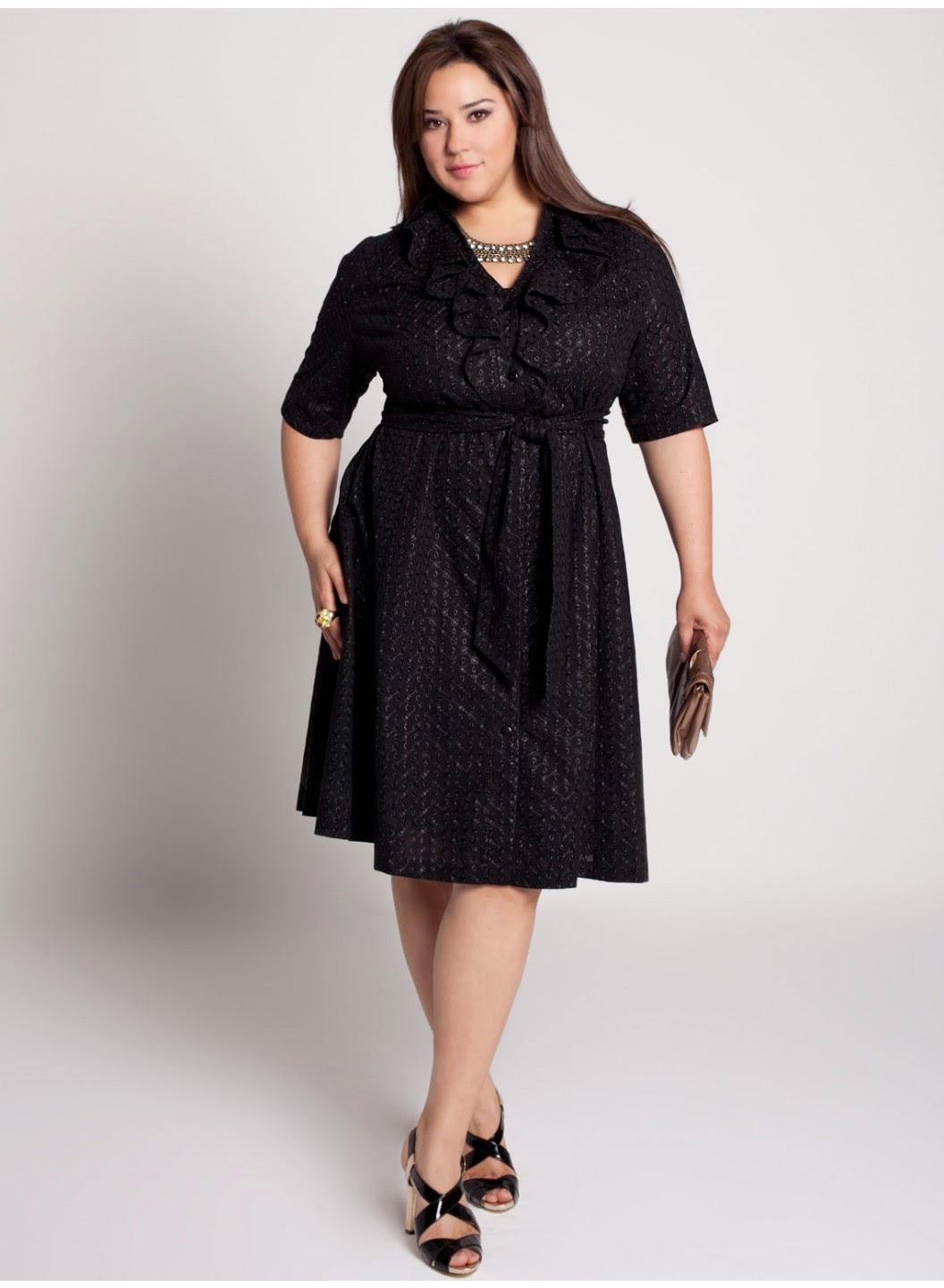 vestidos negros fiesta para gorditas
