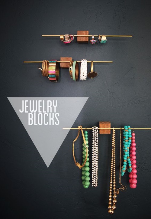 diy colgador para collares y pendientes