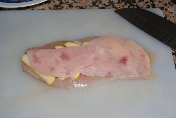 brochetas de pollo y manzana paso 2