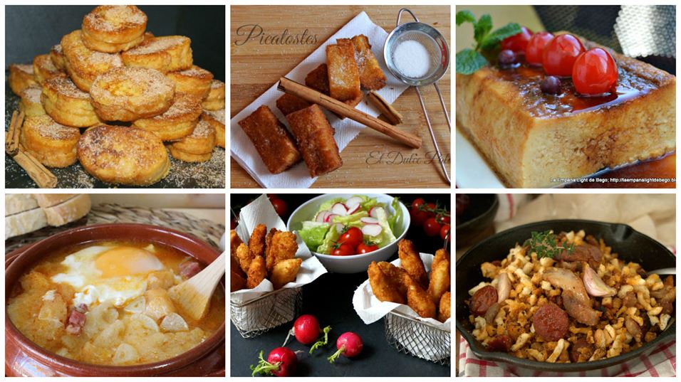 6 recetas de aprovechamiento de pan
