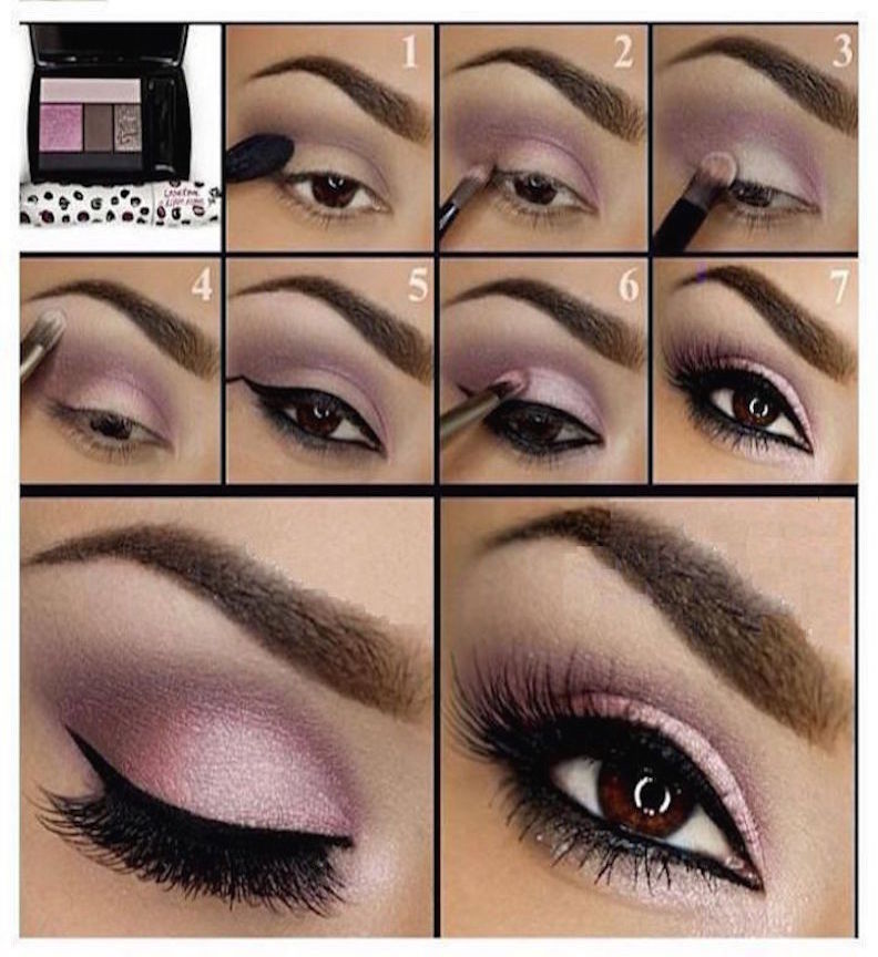 maquillaje rosado
