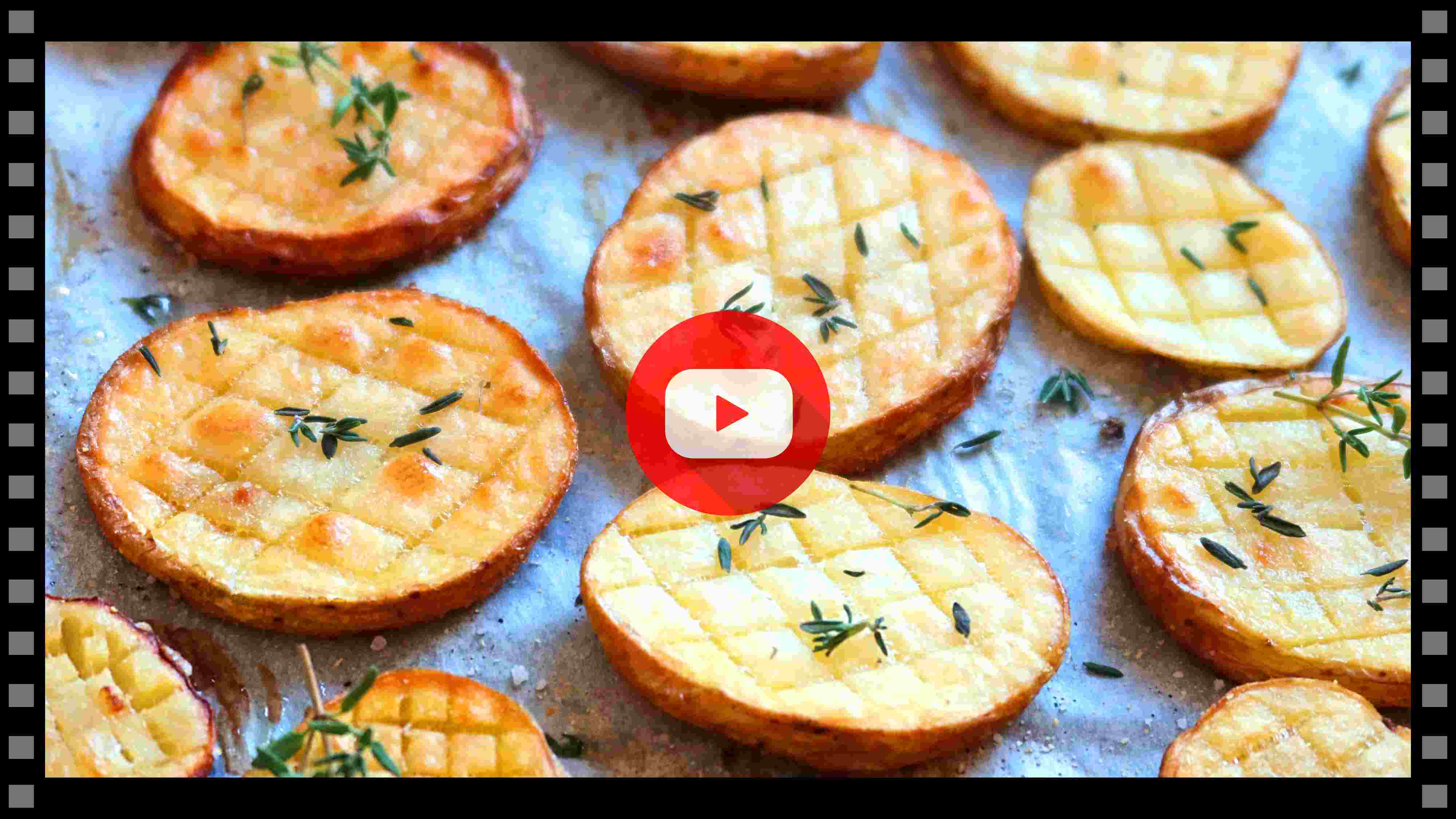 enlace a las patatas al horno con ajo y tomillo