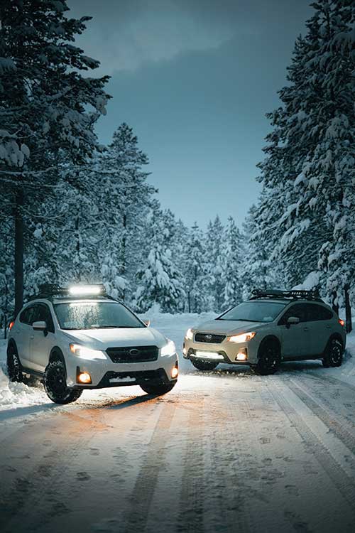 coches cadenas nieve